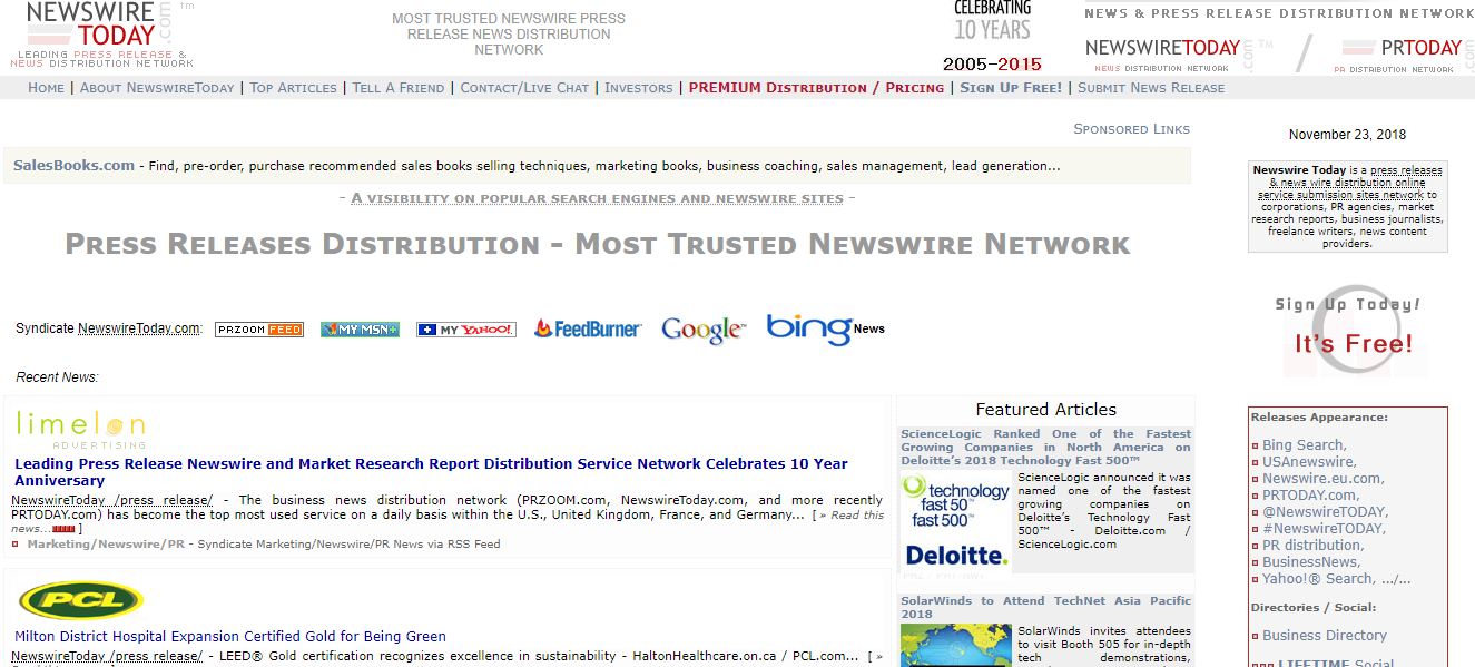 Top 10 Press Release Distribution Sites InfoBeat Top 10 Press Release Distribution Sites InfoBeat